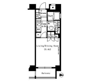 東京都港区芝1【マンション】の間取り