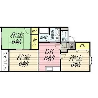 ミュゼくまの【2階】の間取り