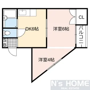 ヴィラ盛都II【3階】の間取り