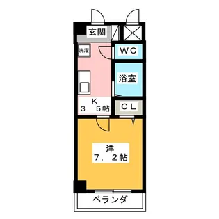 ベレーサ金山【6階】の間取り