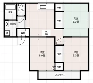 高知県高知市大津乙【アパート】の間取り