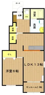 ihanaII【1階】の間取り