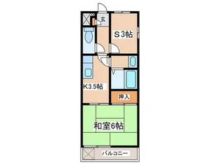 メゾン・ド・来夢【1階】の間取り