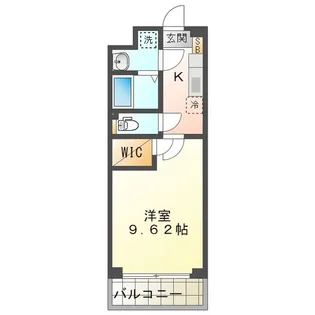 S-FORT四日市西新地【8階】の間取り