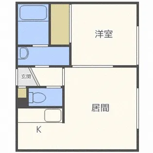 北海道札幌市西区発寒七条11【アパート】の間取り