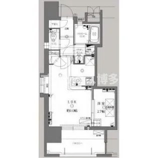 アクタス浄水通り【7階】の間取り