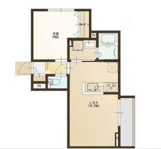 Partenza松波さくら通り【1階】の間取り