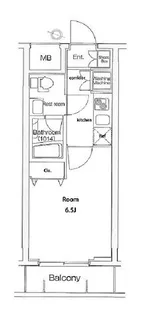 東京都北区東十条4【マンション】の間取り