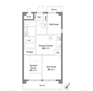 モリノフラット【4階】の間取り