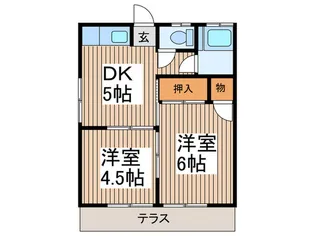 ロイヤルガーデン根岸台【1階】の間取り