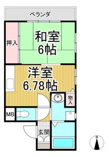 エスポワール塚口南【5階】の間取り