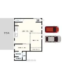 沖縄県宮古島市平良字西里【一戸建】の間取り