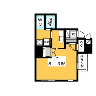 Comfortささしまライブ【5階】の間取り