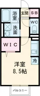 エクセルームK-III【2階】の間取り