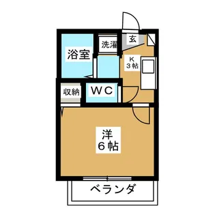 東京都大田区大森中2【アパート】の間取り
