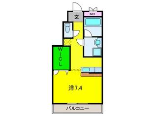 フジパレスフォ-ゲルIII番館の間取り
