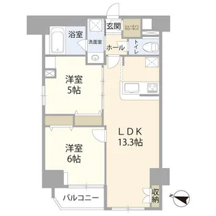 プレセダンヒルズ文京本駒込【10階】の間取り