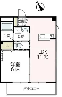 レオナール寺谷【3階】の間取り