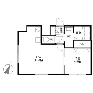 Lien N11(リアン)【4階】の間取り