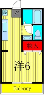 クライネスハイム【2階】の間取り