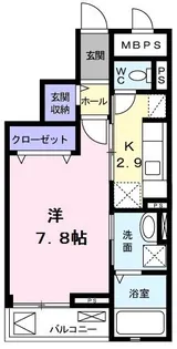 ミ・カーサ【3階】の間取り