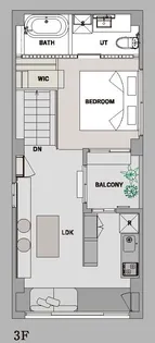 Bespork Apartment 武蔵小山【3階】の間取り