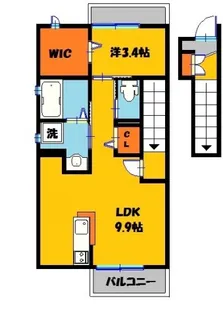 ティエラ煌【2階】の間取り