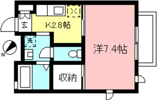 ポレール【2階】の間取り