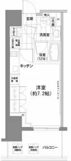 パークハビオ渋谷【2階】の間取り