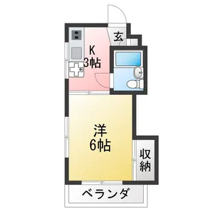 メゾンドエスポワール【2階】の間取り