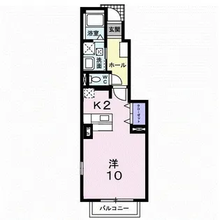 エトワール【1階】の間取り