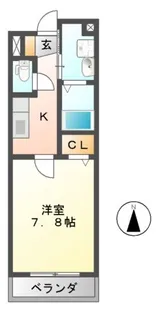 フェリスウラタ【1階】の間取り