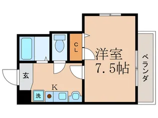 MARAE安朱【3階】の間取り