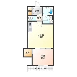 プロスパーコート住吉大社II【2階】の間取り