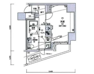 リヴシティ王子神谷【6階】の間取り
