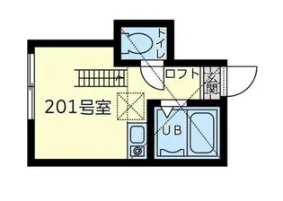 ユナイト田浦エレフォレックス【2階】の間取り