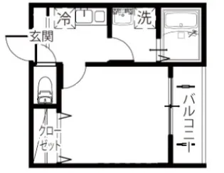グレイシャス検見川【2階】の間取り