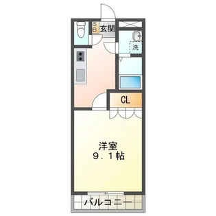 サンハイツ【2階】の間取り