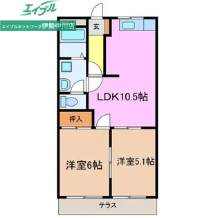 ガーデンロイヤル【1階】の間取り