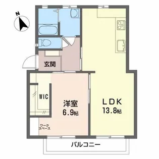 フォーブルまちII【2階】の間取り