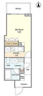 ライトテラス秋葉原【4階】の間取り