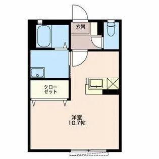 ディアスしおん【1階】の間取り