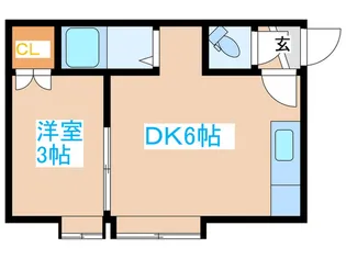 ライフステージ栄通【3階】の間取り