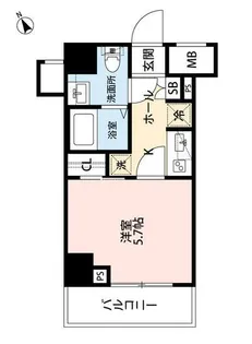 ラフィスタ川崎V【2階】の間取り