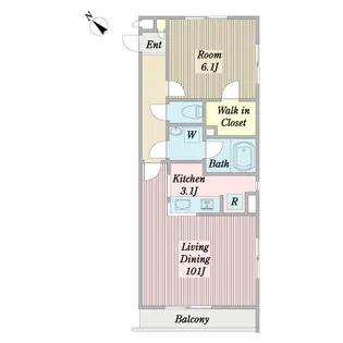 ソフィス オブ 鷺宮【2階】の間取り
