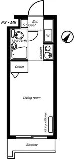 ジョイフル新高円寺【2階】の間取り