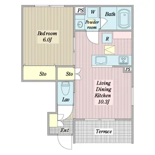 Casa Serena【1階】の間取り