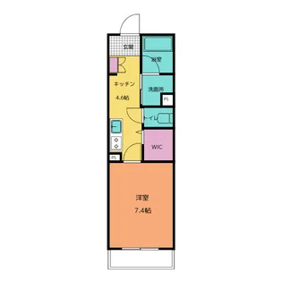 レイオンベール【1階】の間取り
