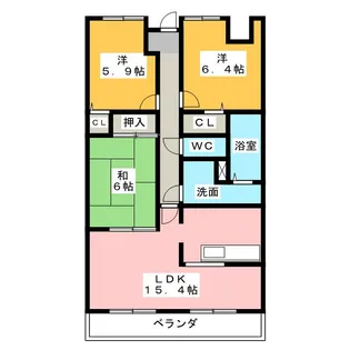 グランドメゾン小幡南【3階】の間取り