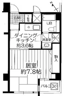 サンピア赤羽【2階】の間取り